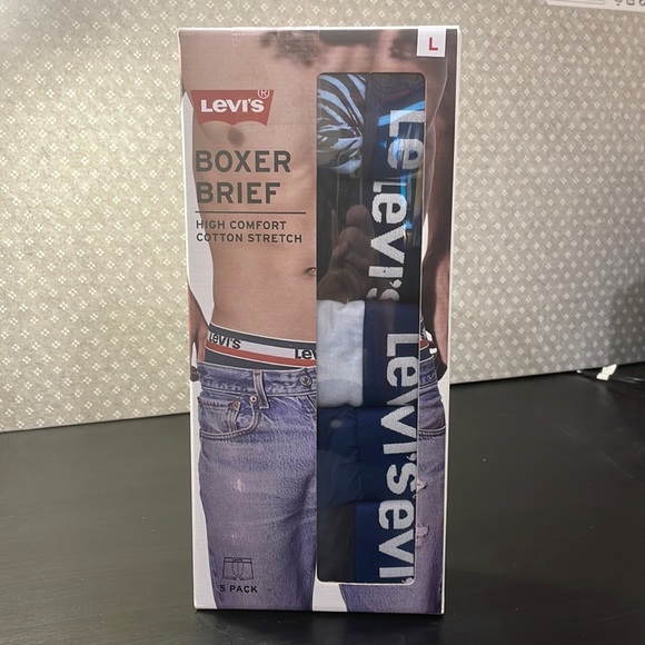 🆕Levi’s Boxer Briefs x5 - Picture 1 of 2